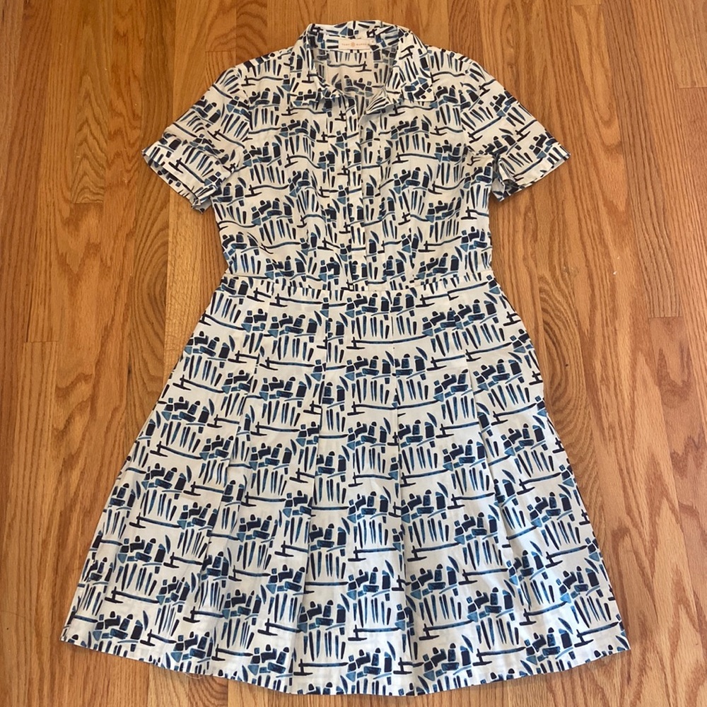 tory burch shirt dress - size 10
